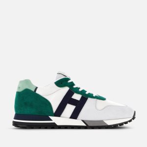 Hogan H383 White / Green / Blue | 908713BVI