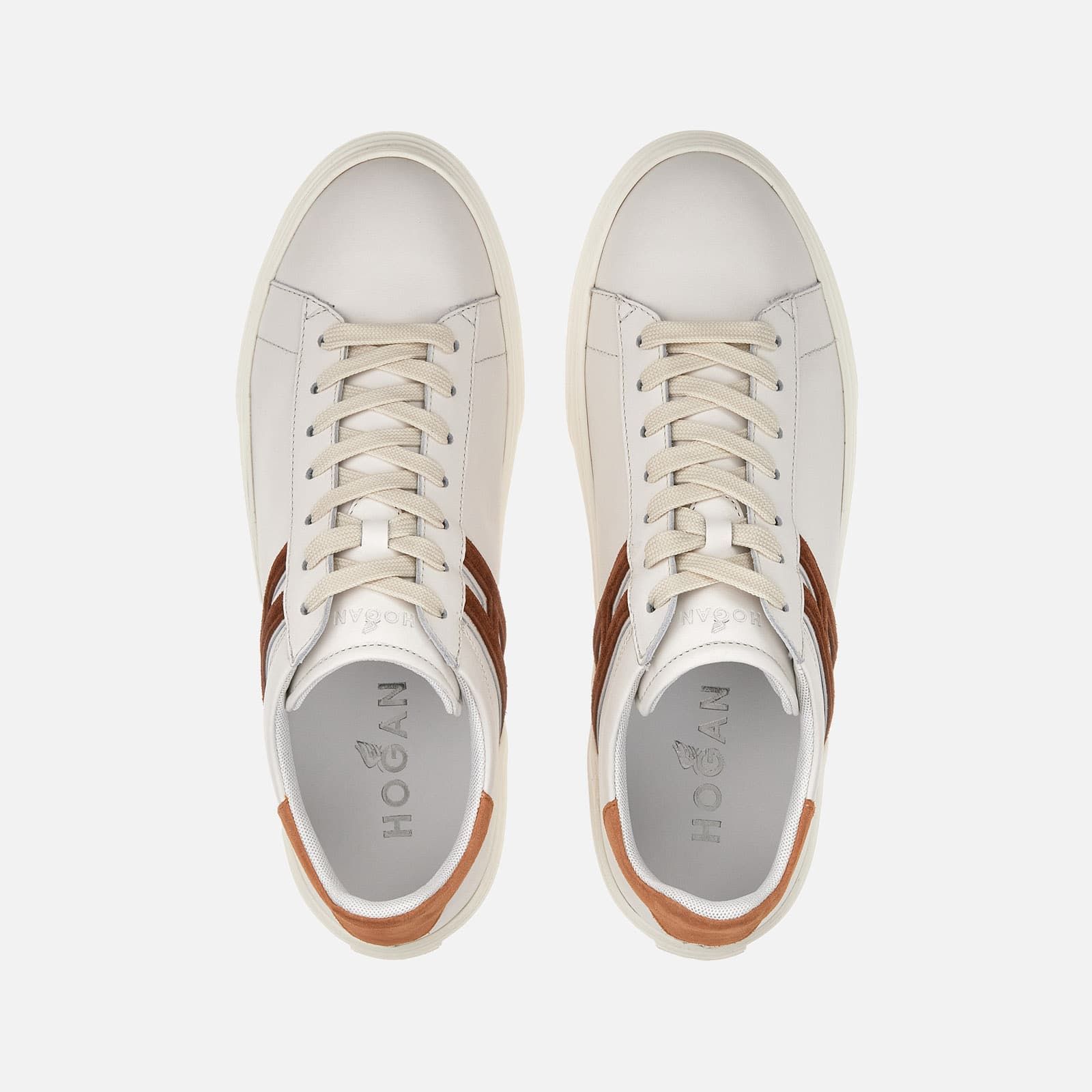 Hogan H365 Flat White / Orange / Brown | 405769FTY