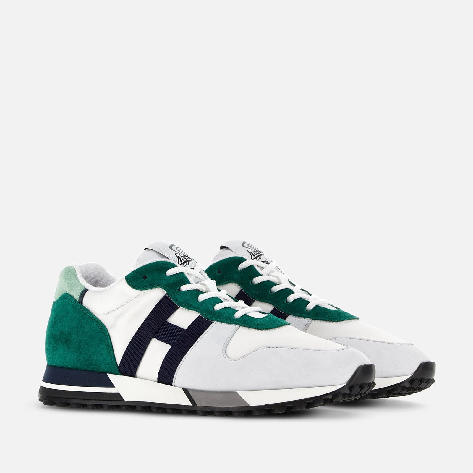 Hogan H383 White / Green / Blue | 908713BVI