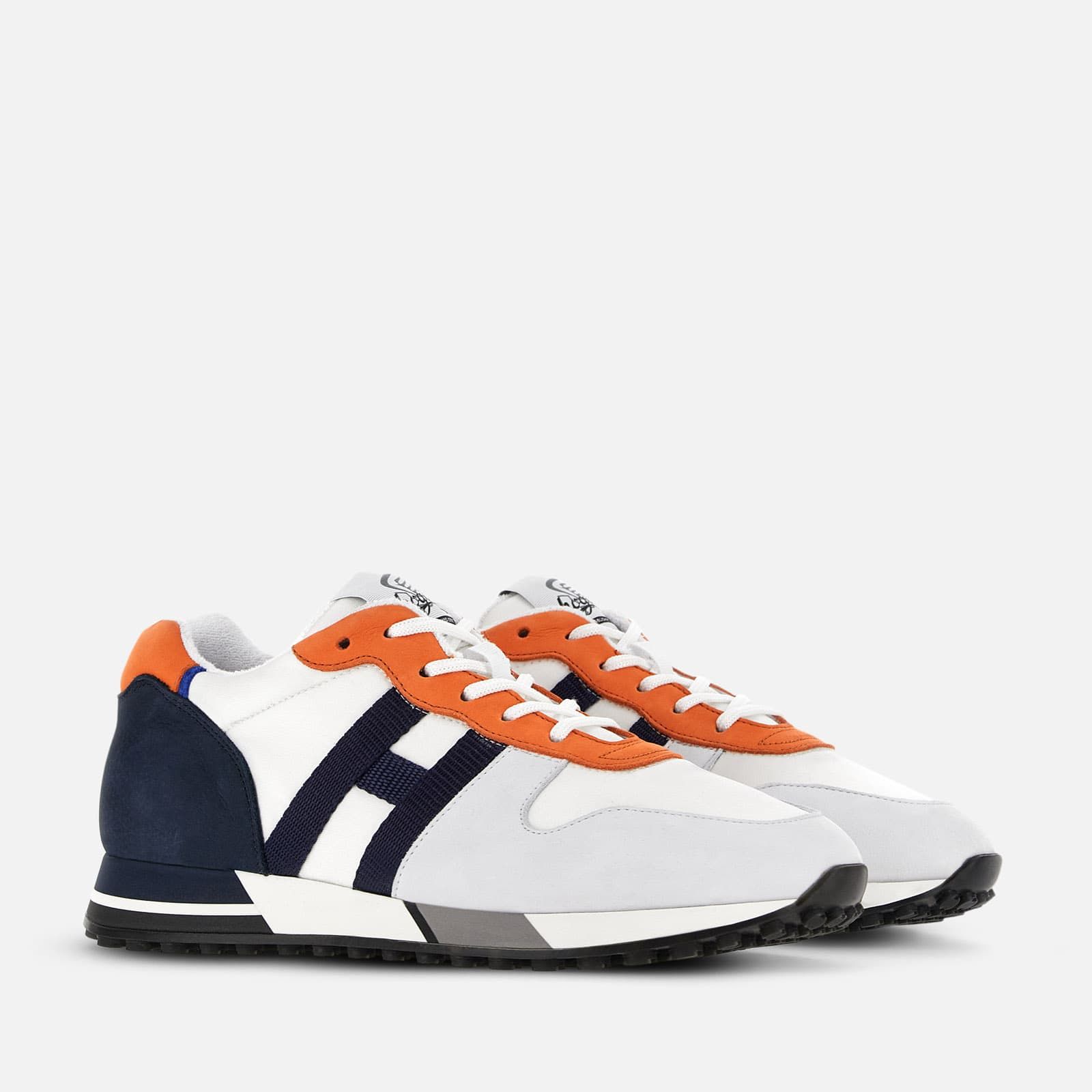 Hogan H383 White / Orange / Blue | 840923OGJ