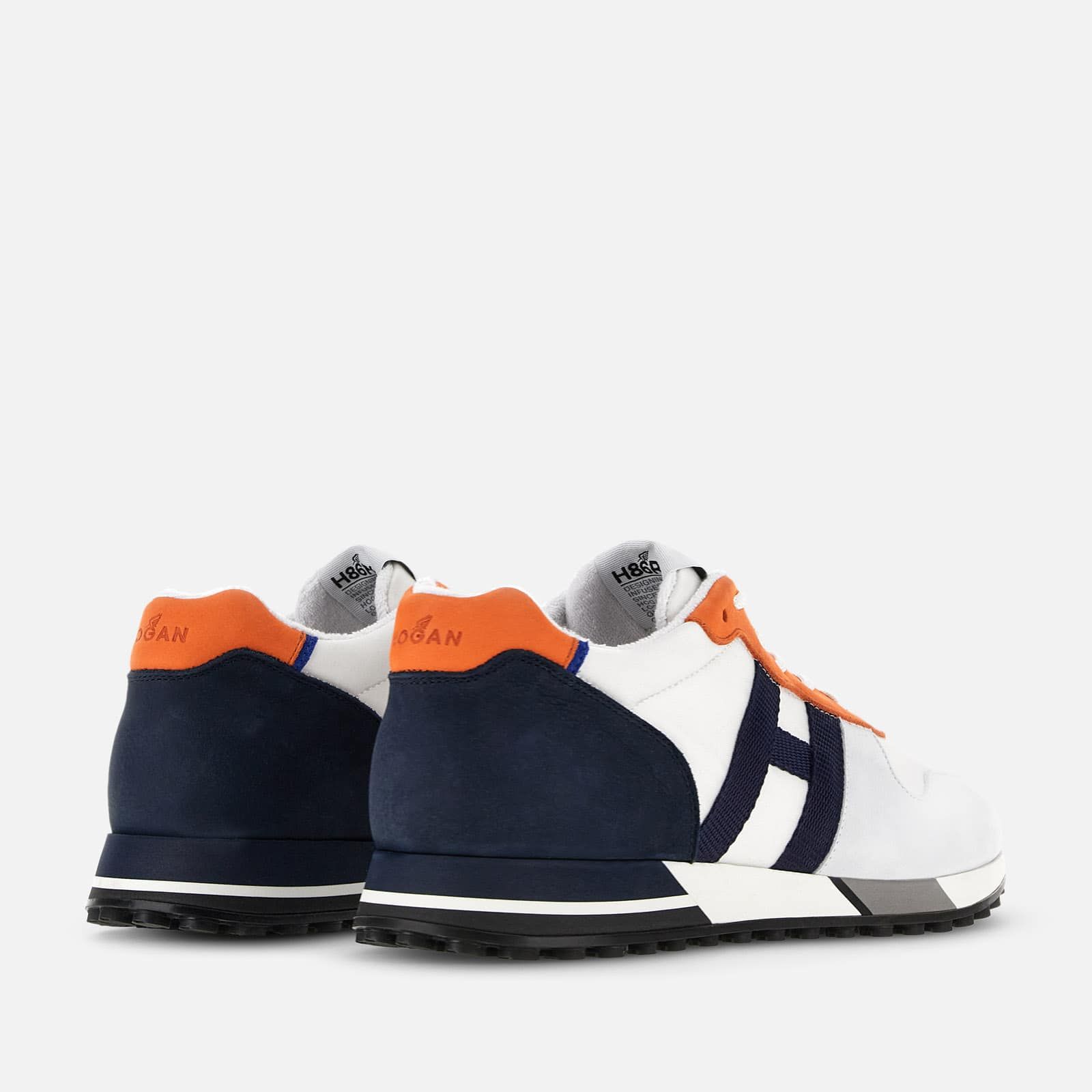 Hogan H383 White / Orange / Blue | 840923OGJ