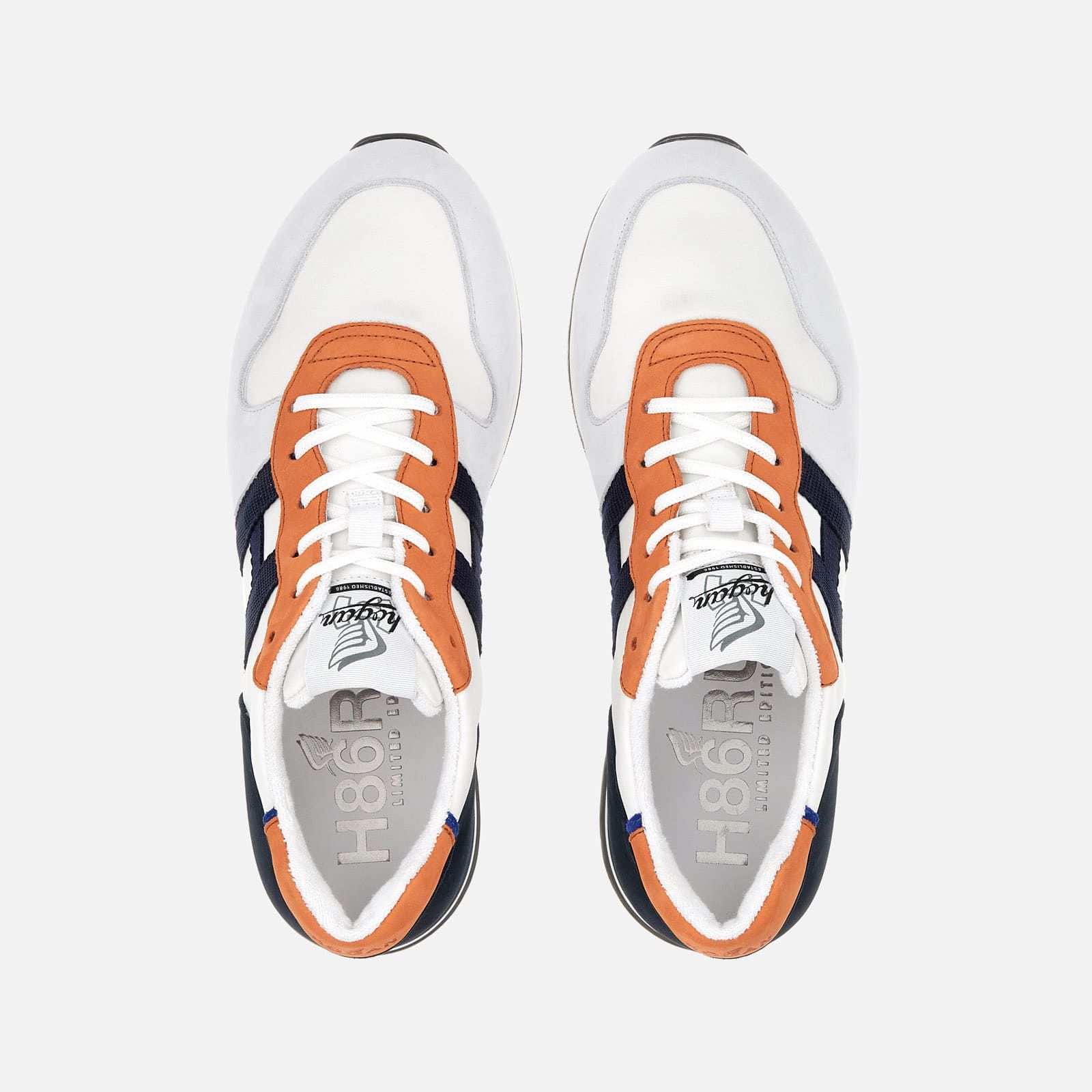 Hogan H383 White / Orange / Blue | 840923OGJ