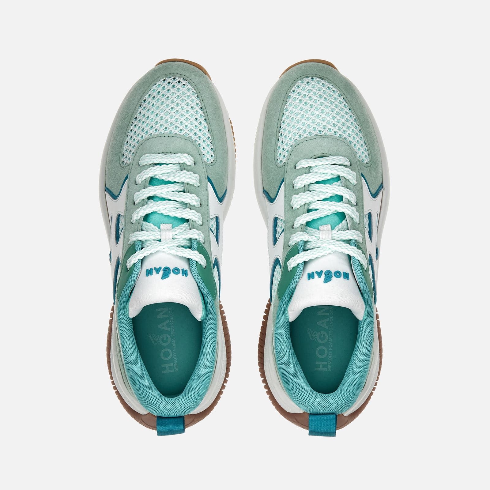 Hogan H597 Light Blue / Green / White | 152307WJB