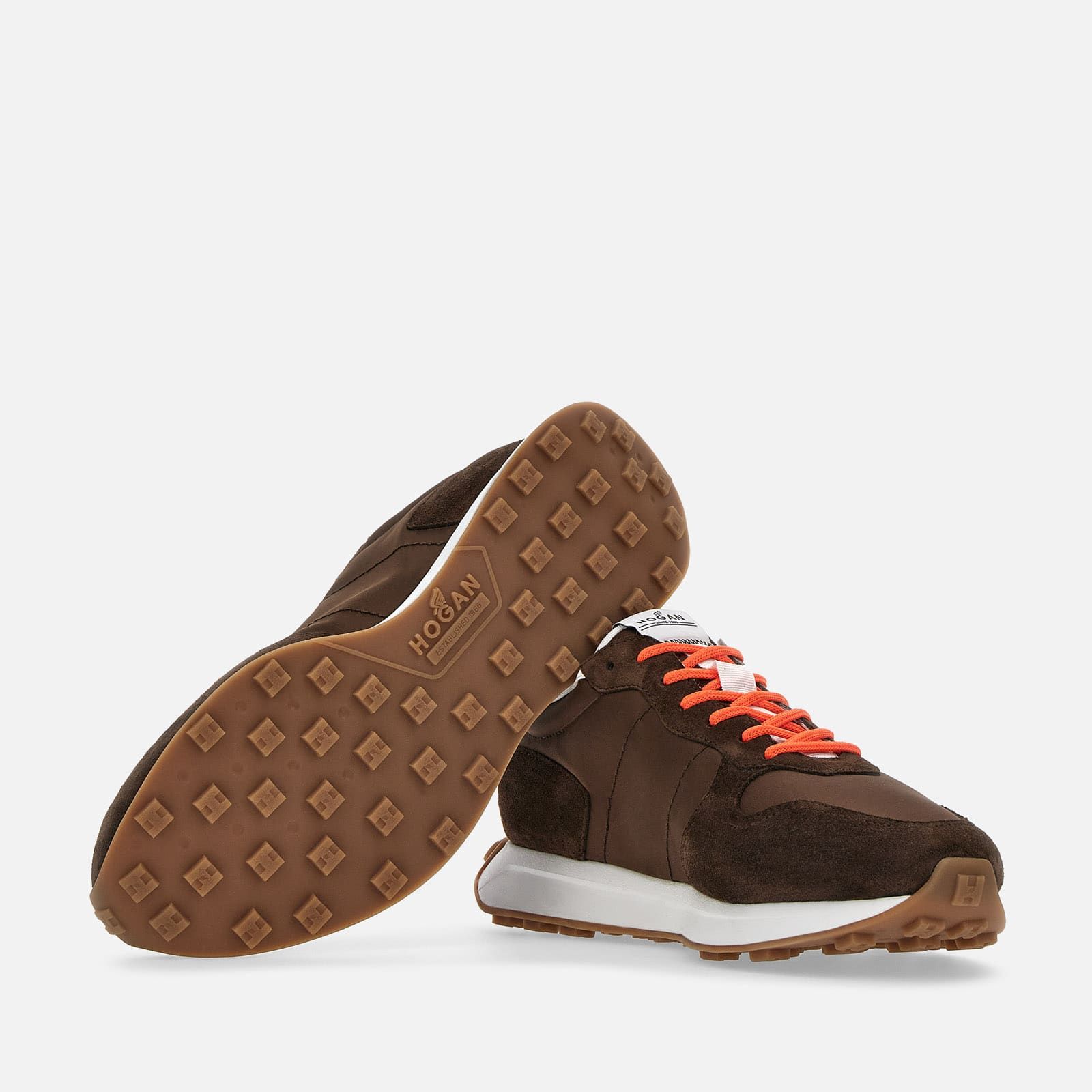 Hogan H601 Brown / White / Orange | 348512QCP