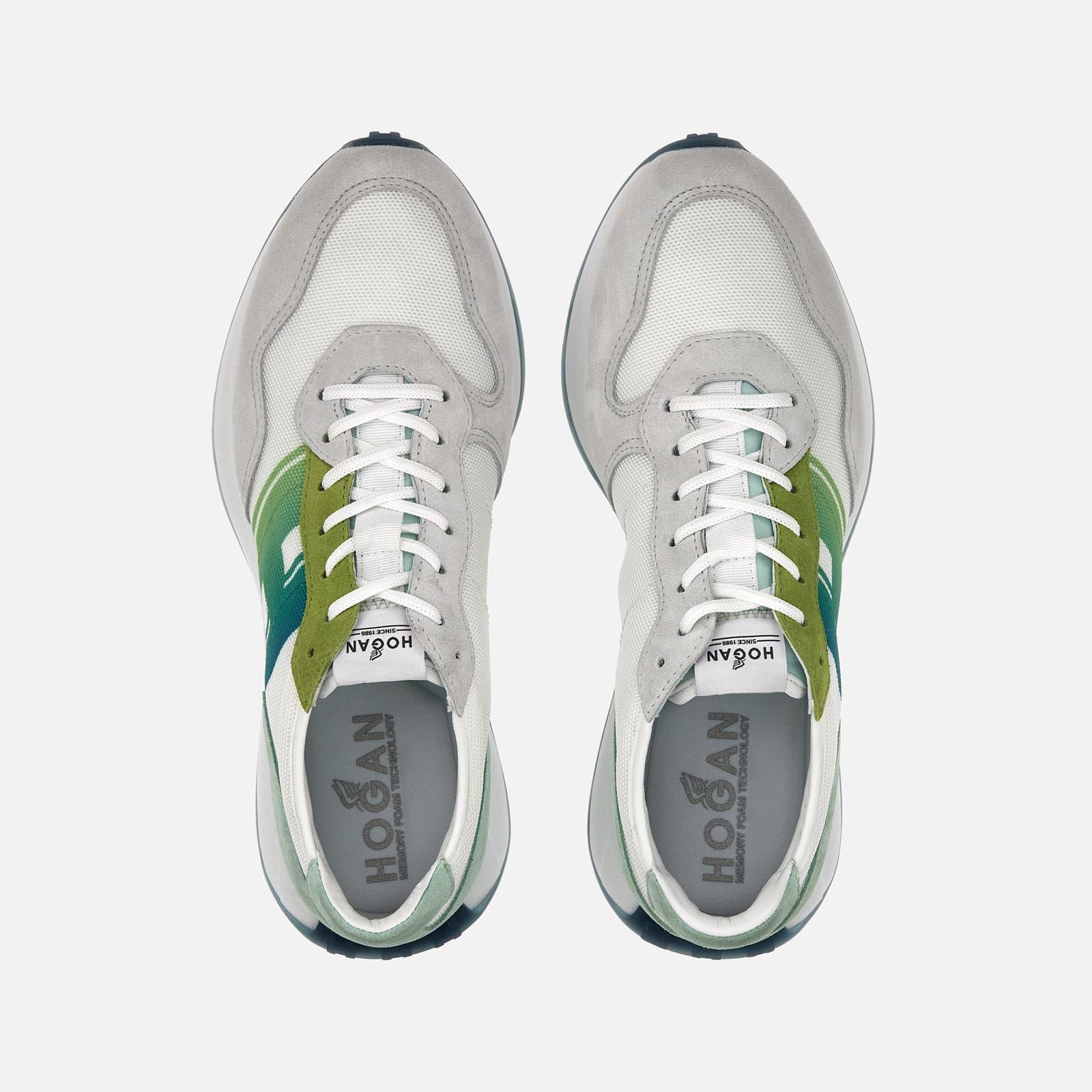 Hogan H601 Green / Grey / White | 194602LAD