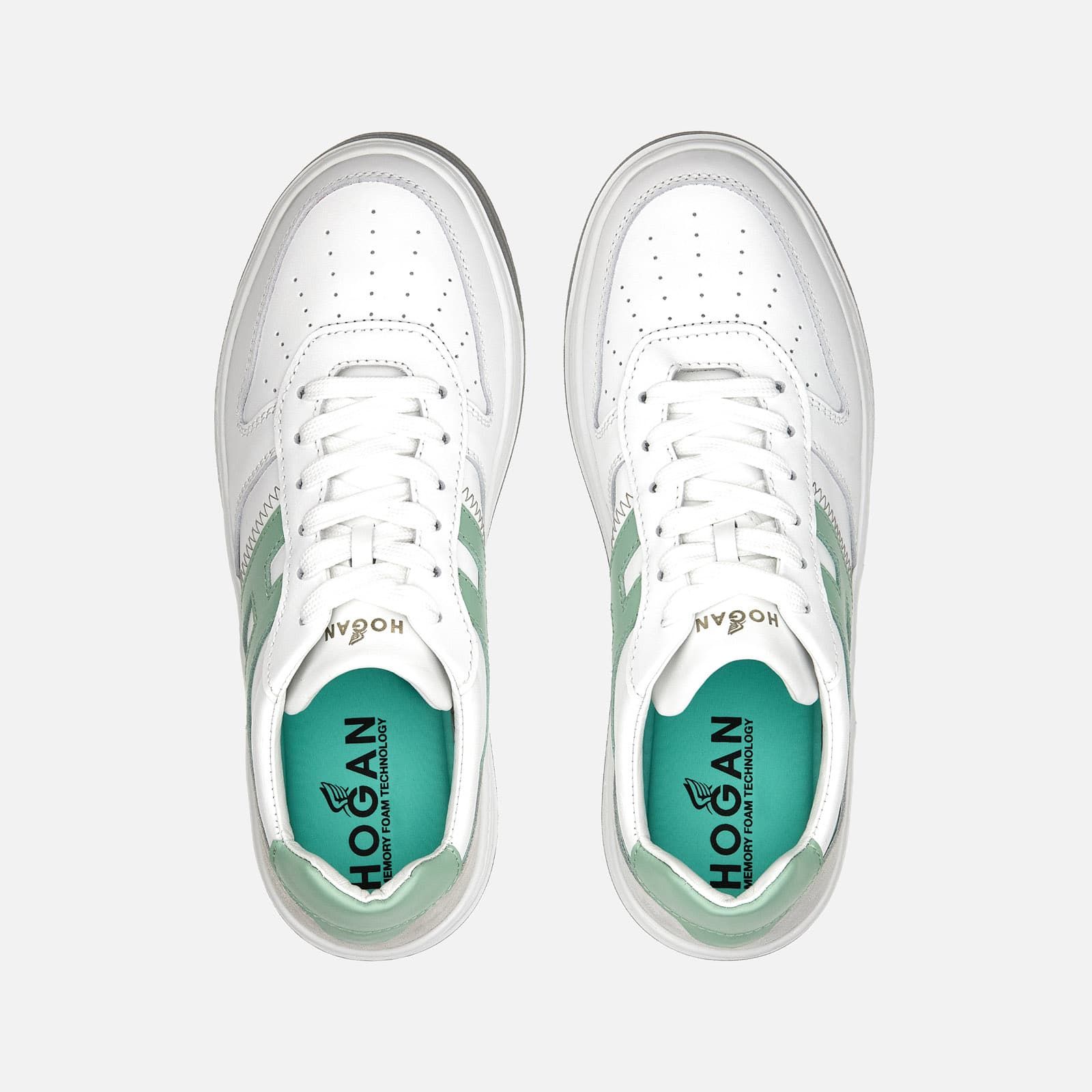 Hogan H630 Flat Green / White / Grey | 970865MPS