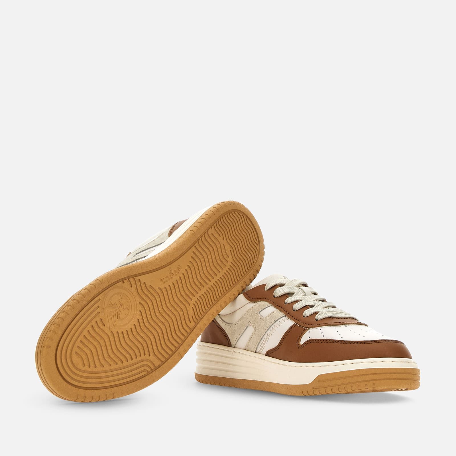 Hogan H630 Flat White / Grey / Brown | 146930KNM