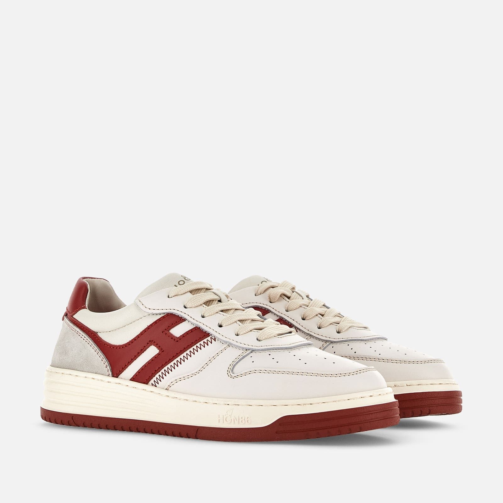 Hogan H630 Flat White / Red / Grey | 408193XKF