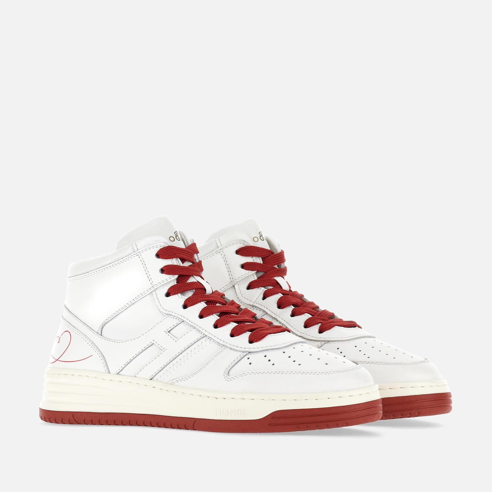 Hogan H630 High Top Flat White | 530274UZJ