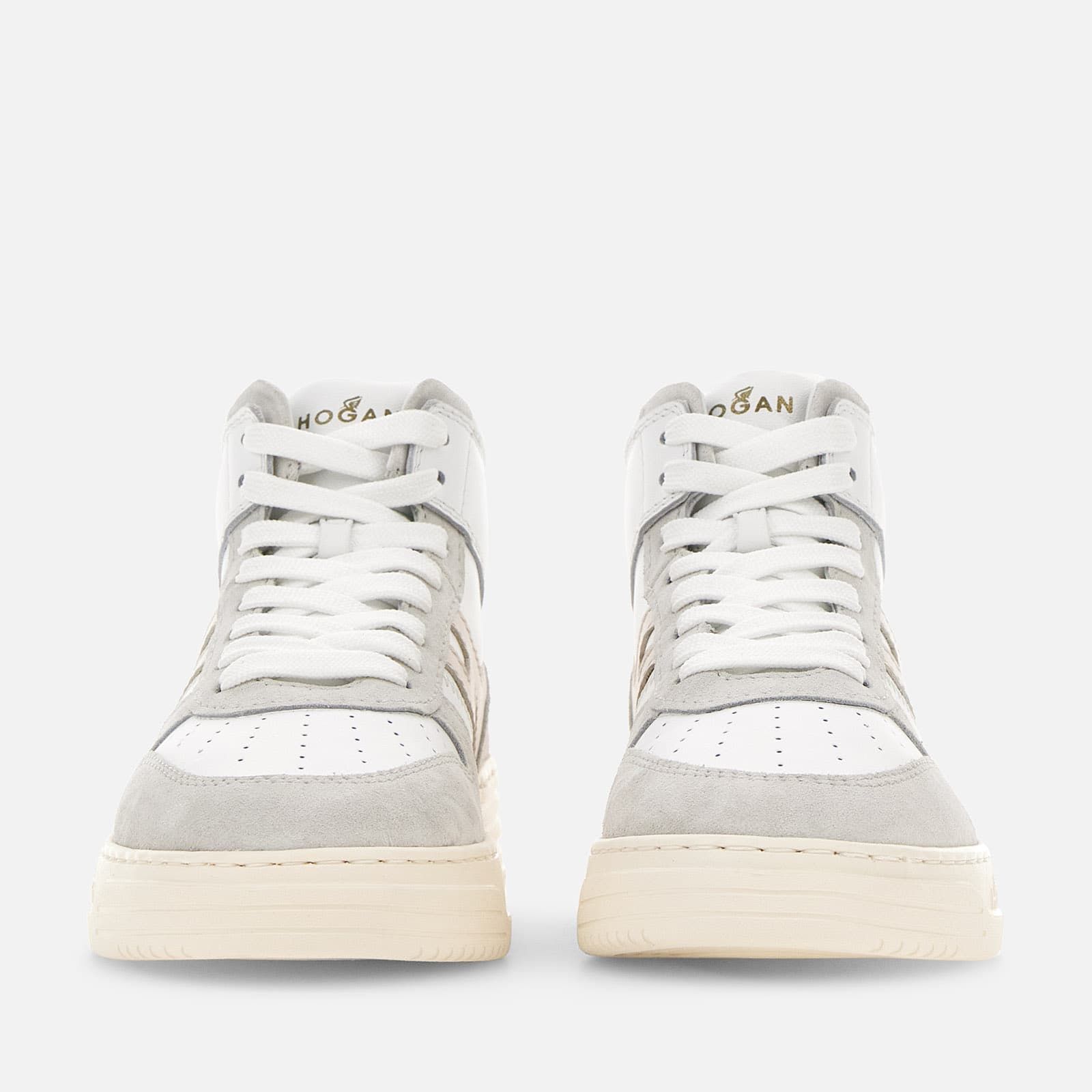 Hogan High Top H630 Ivory Silver / White | 806391SJH