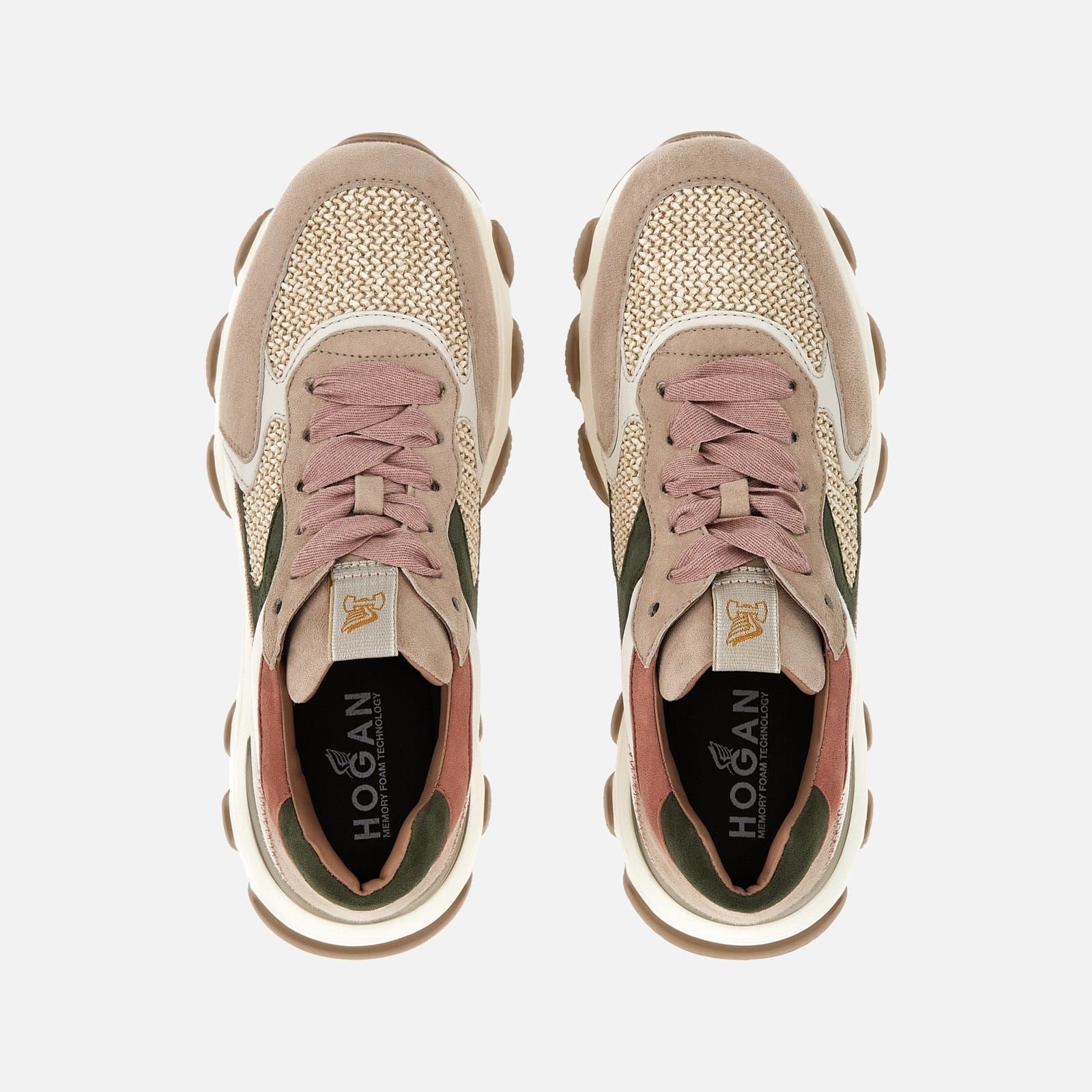 Hogan Hyperactive Beige / Green / Pink | 367952MHV