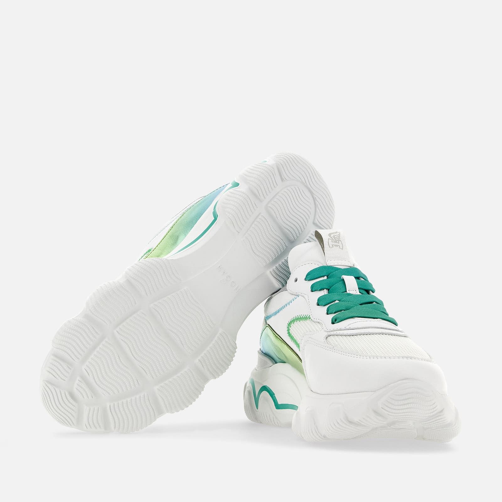 Hogan Hyperactive White / Green / Blue | 739218UXL