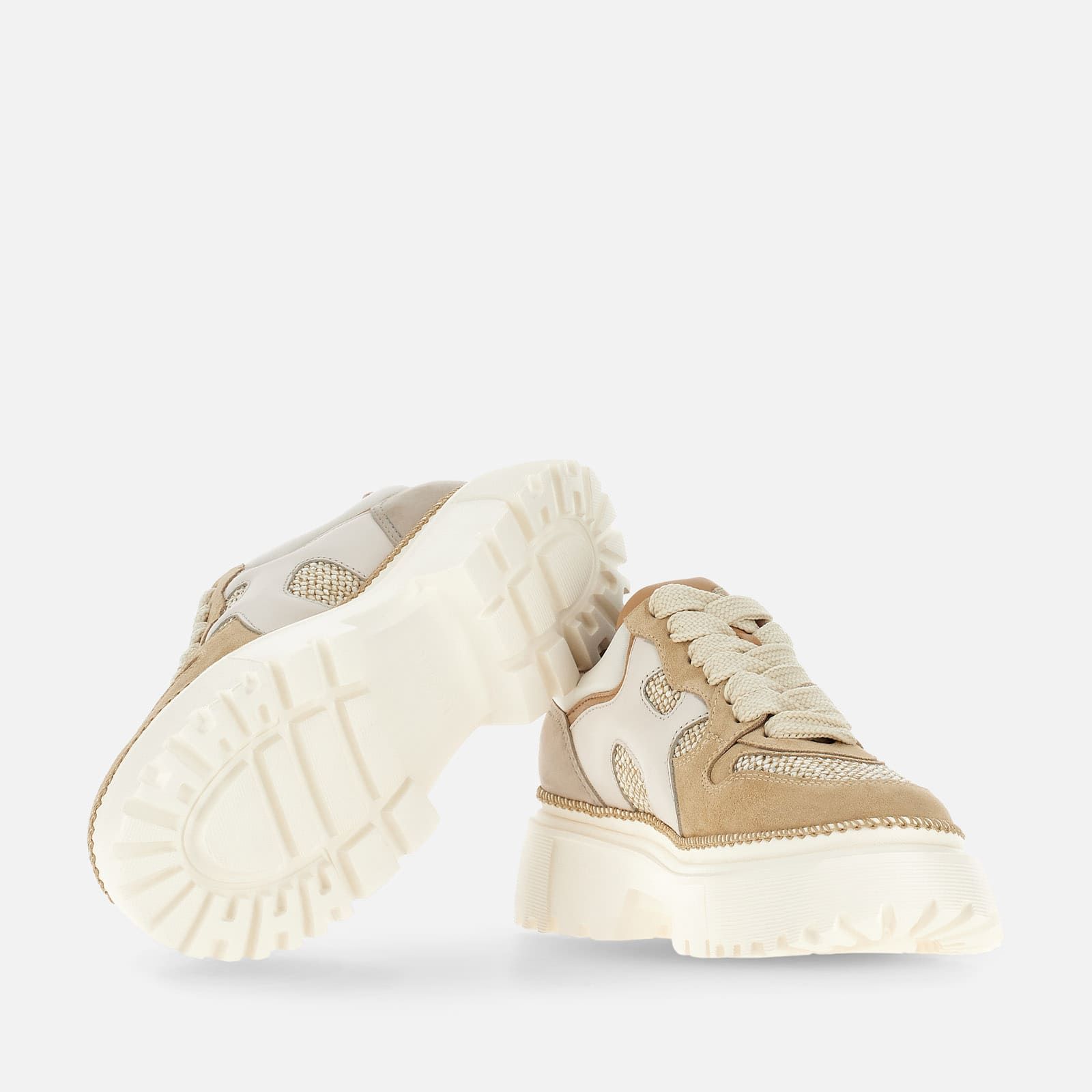 Hogan Lace-ups H619 Beige | 387210JYL