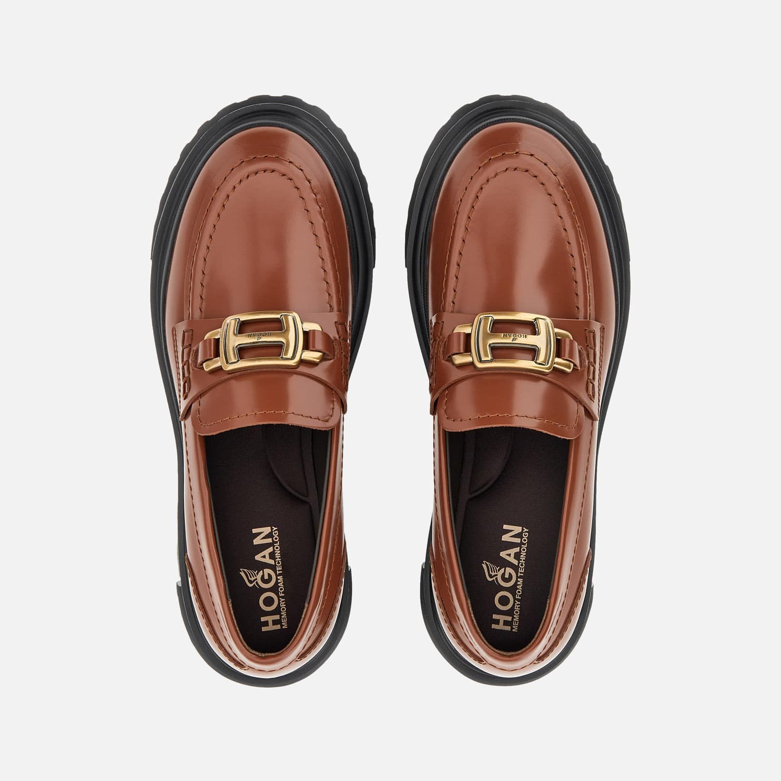 Hogan Loafers H619 Brown | 104786XDU