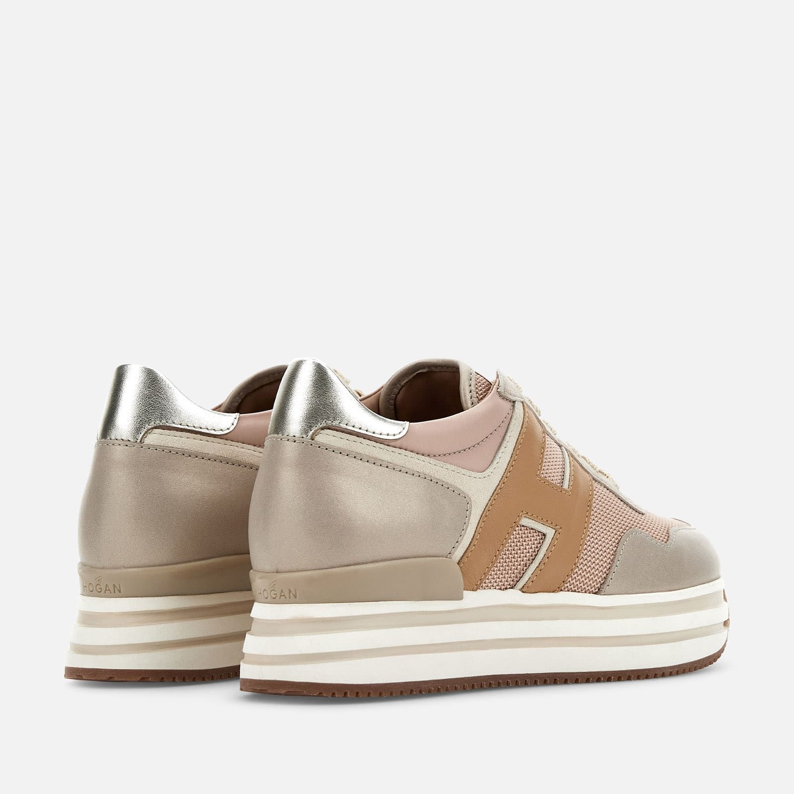 Hogan Midi H222 Pink / Beige / Brown | 079813WRM