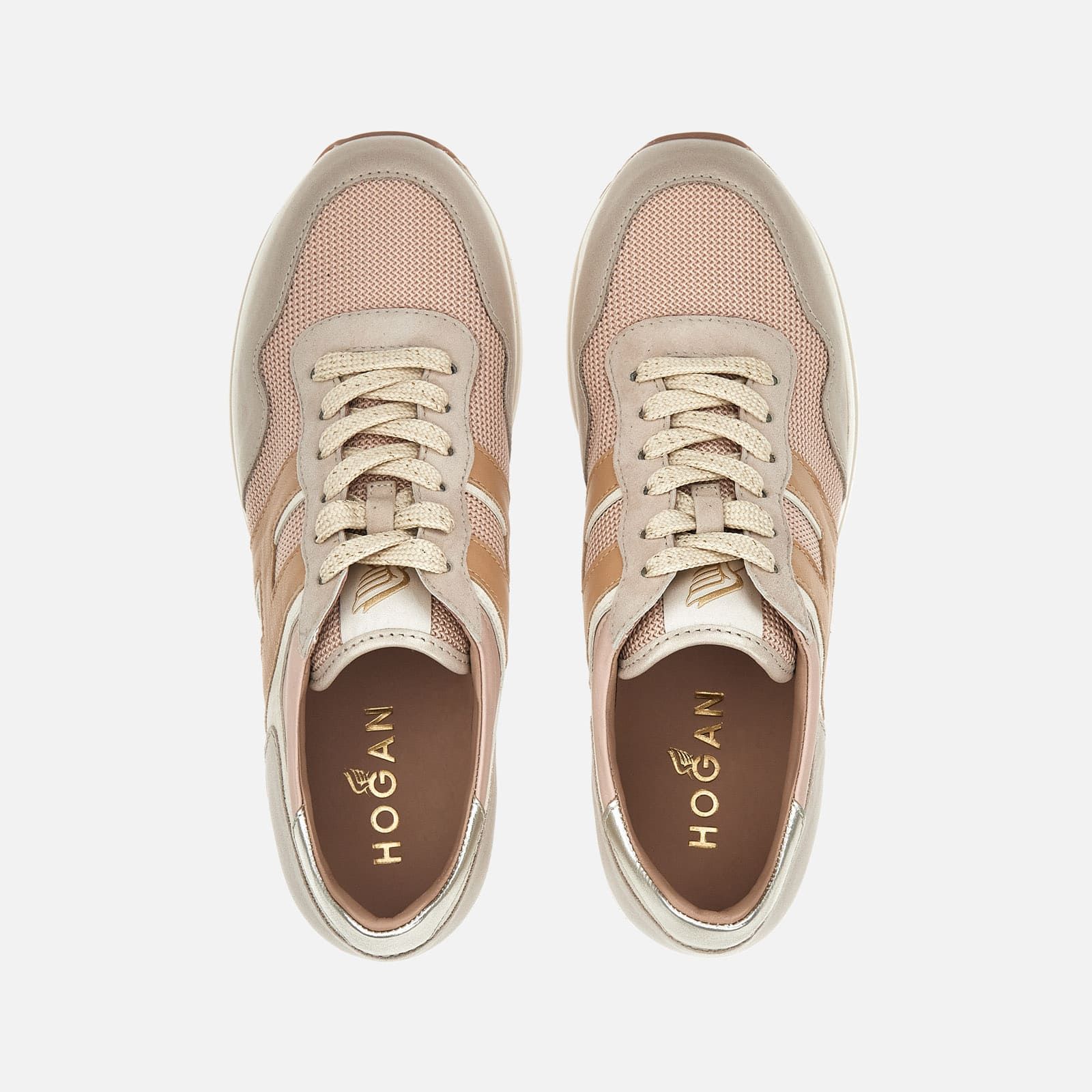 Hogan Midi H222 Pink / Beige / Brown | 079813WRM