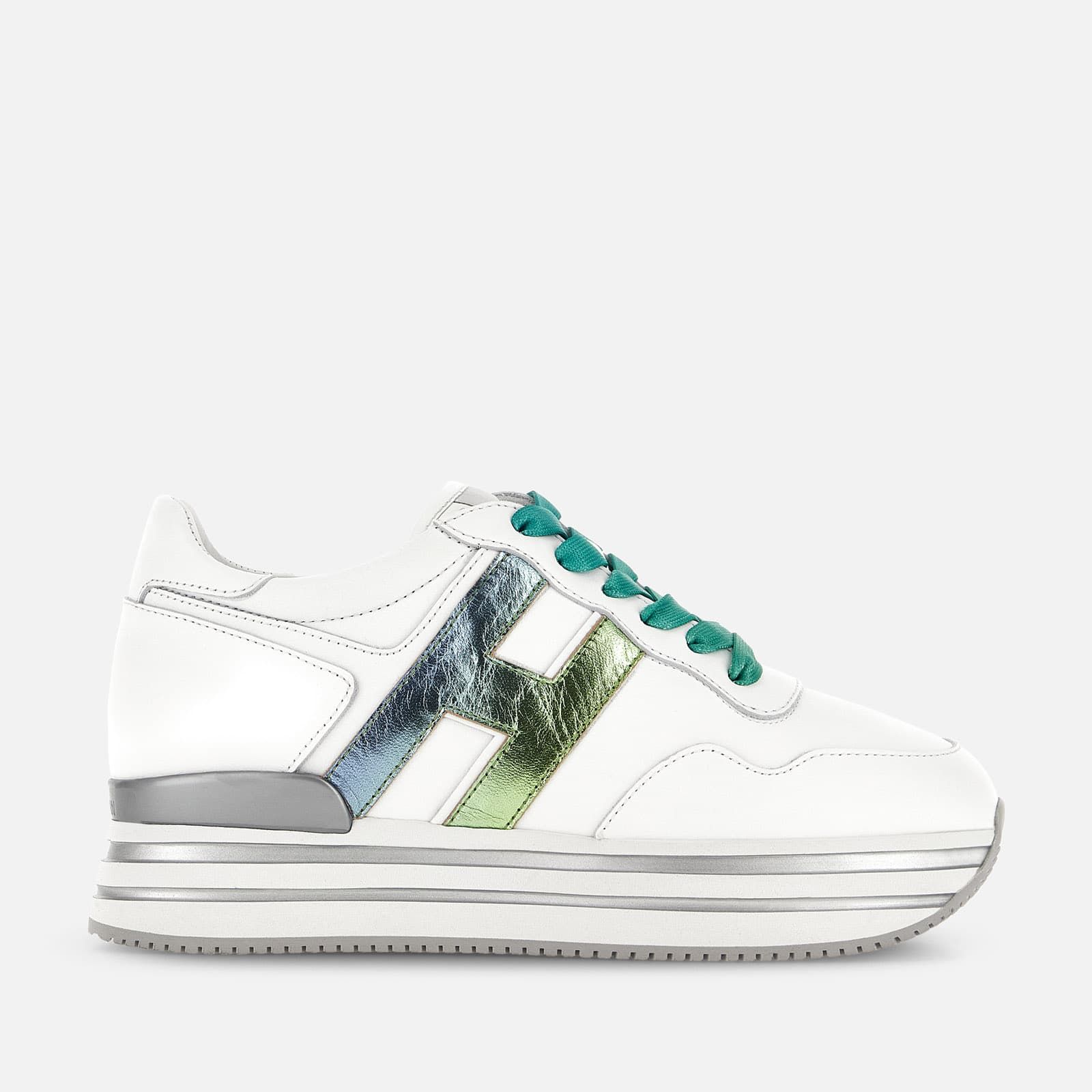 Hogan Midi H222 White / Blue / Green | 957263THL