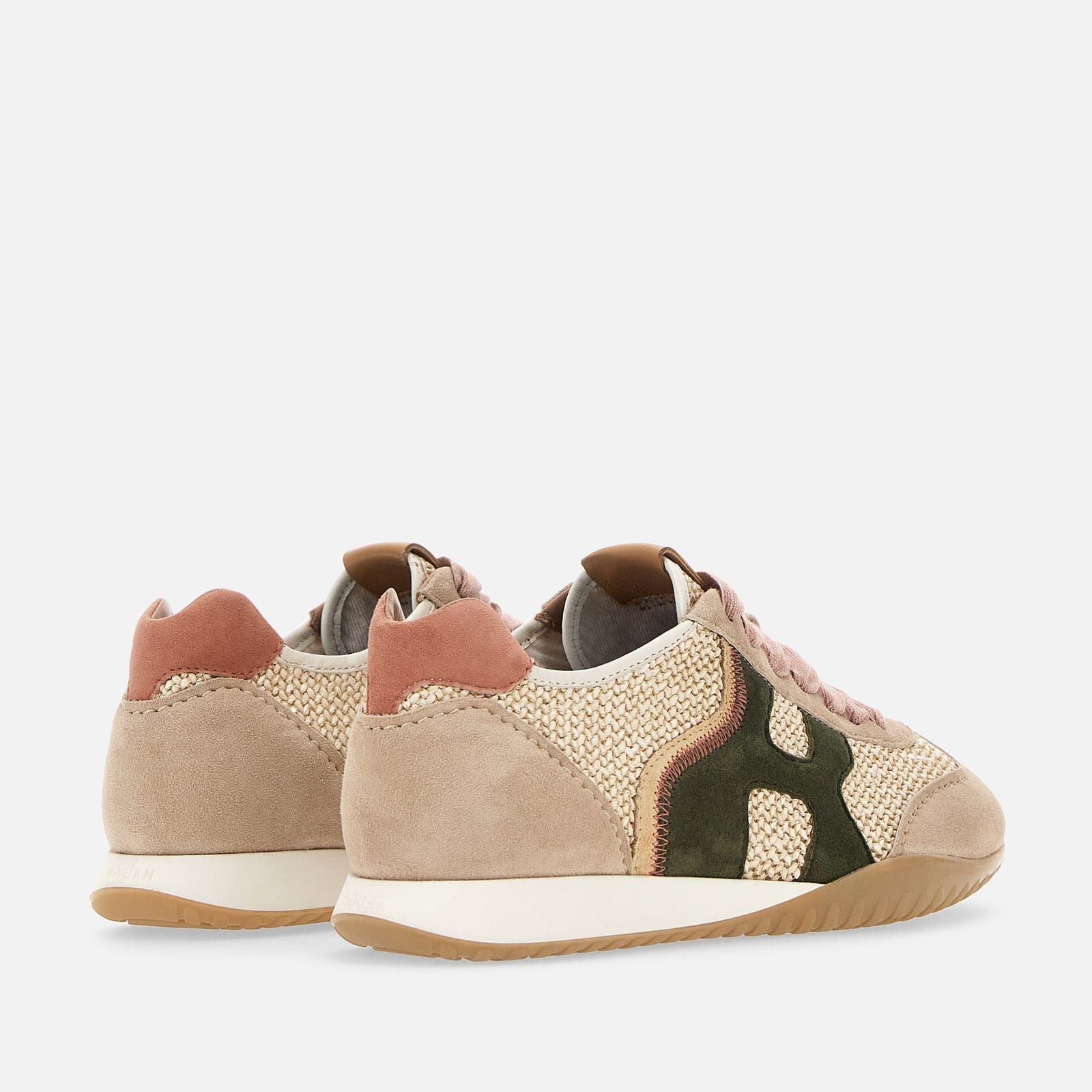 Hogan Olympia-Z Flat Beige / Green / Pink | 954310SRU