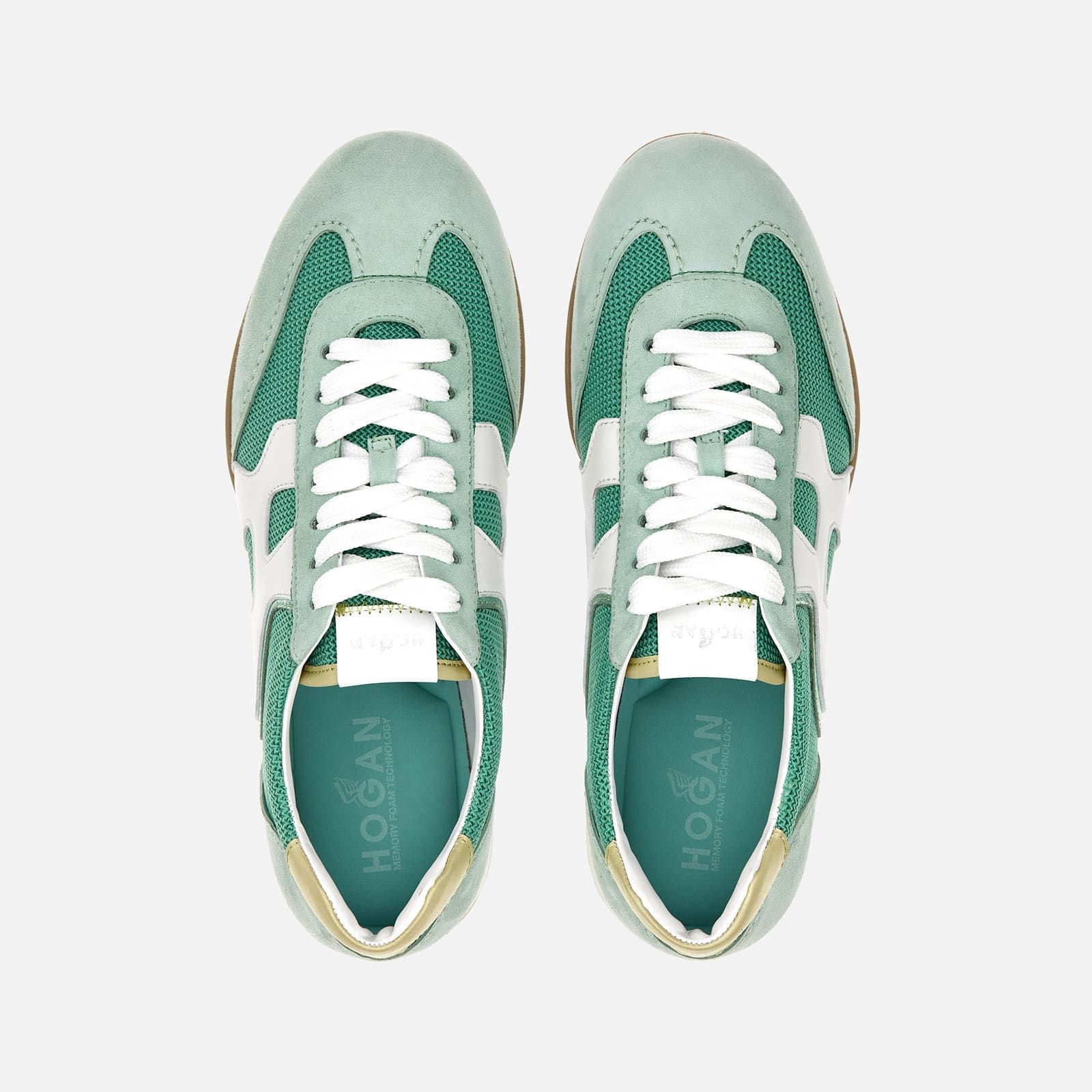 Hogan Olympia-Z Flat Green / White / Yellow | 895173TOU