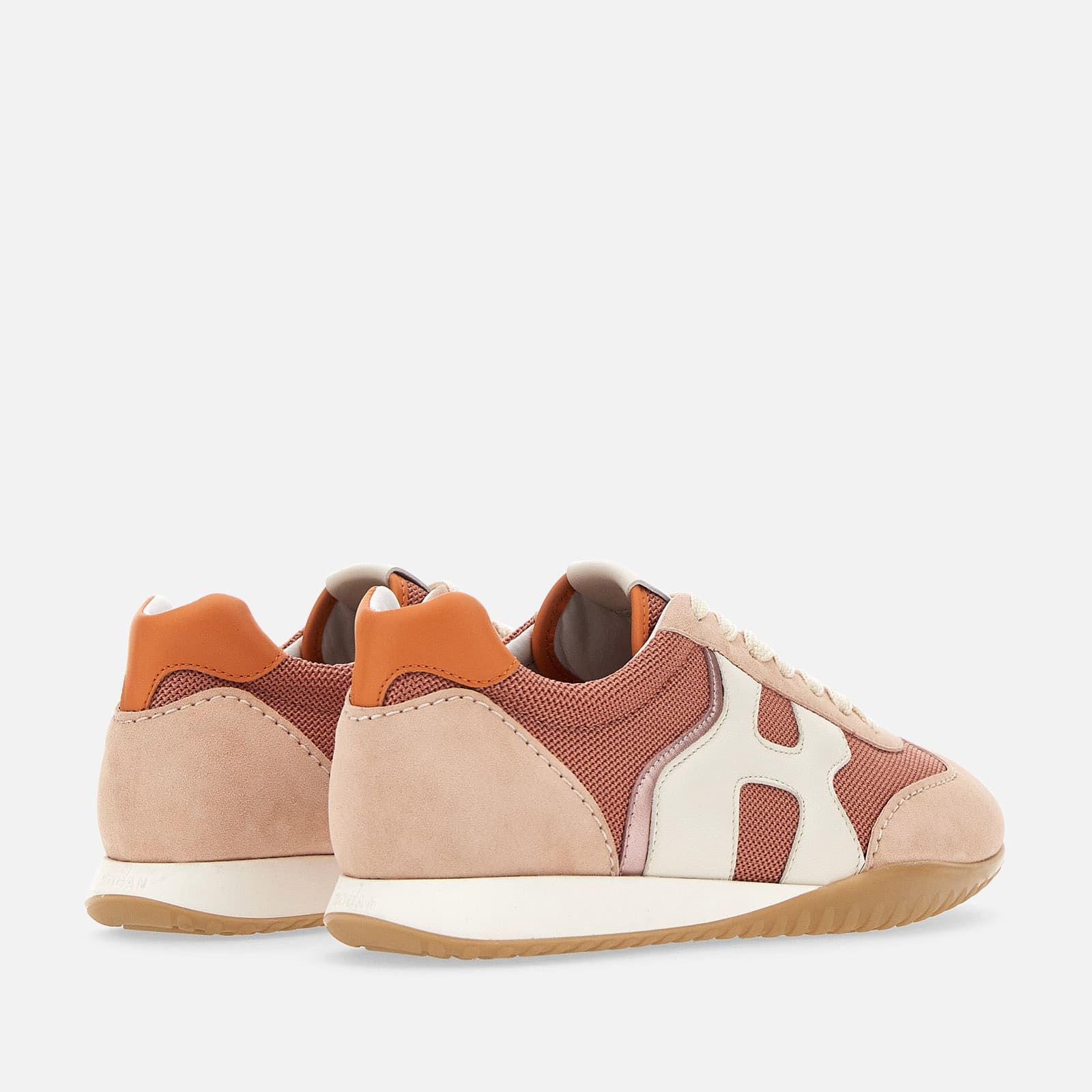 Hogan Olympia-Z Flat Pink / White / Orange | 618932SNW