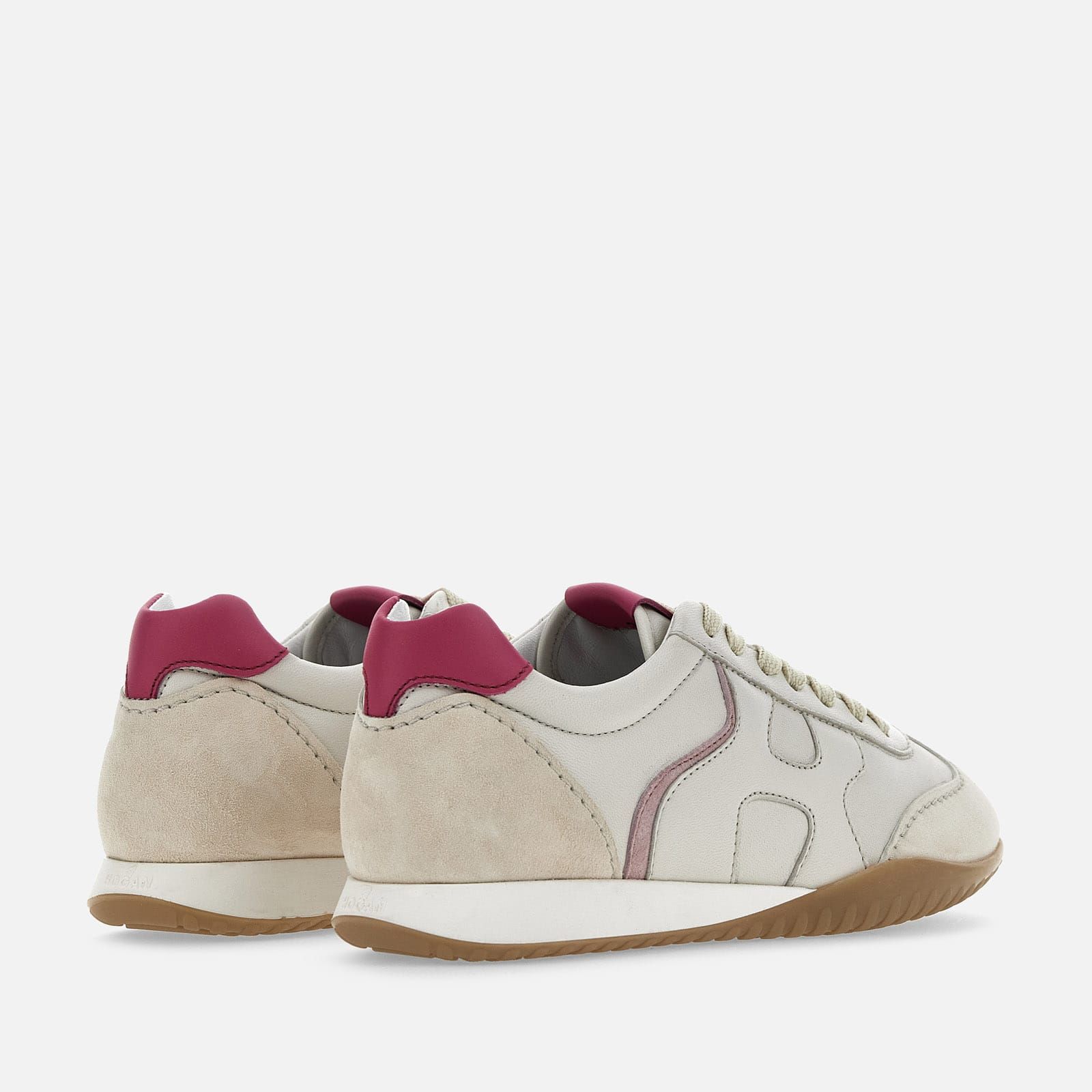 Hogan Olympia-Z Flat White / White / Pink | 032769HSM