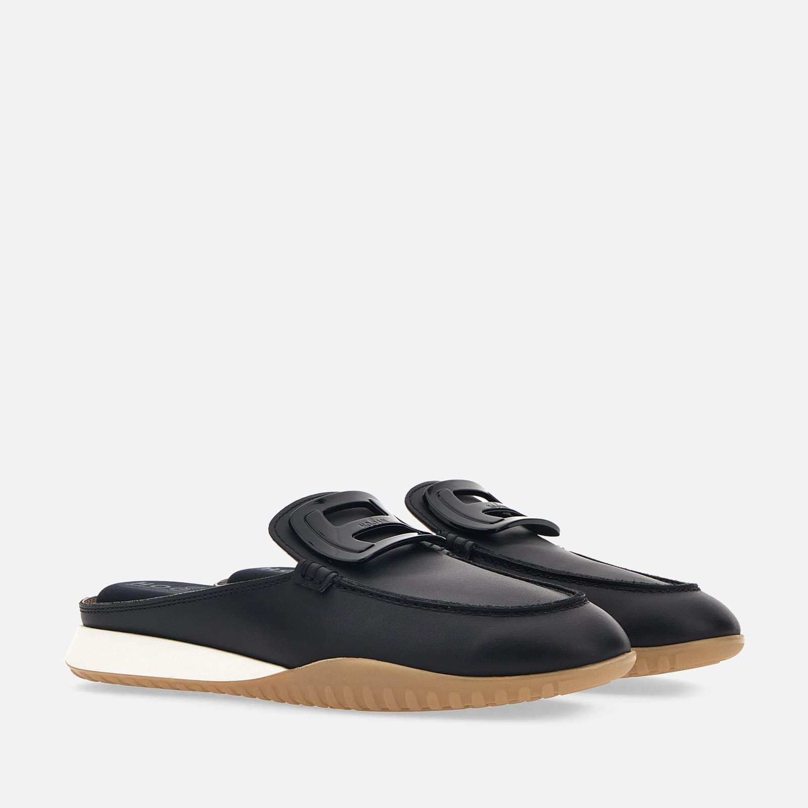 Hogan Olympia-Z Mules Black | 584731XVN