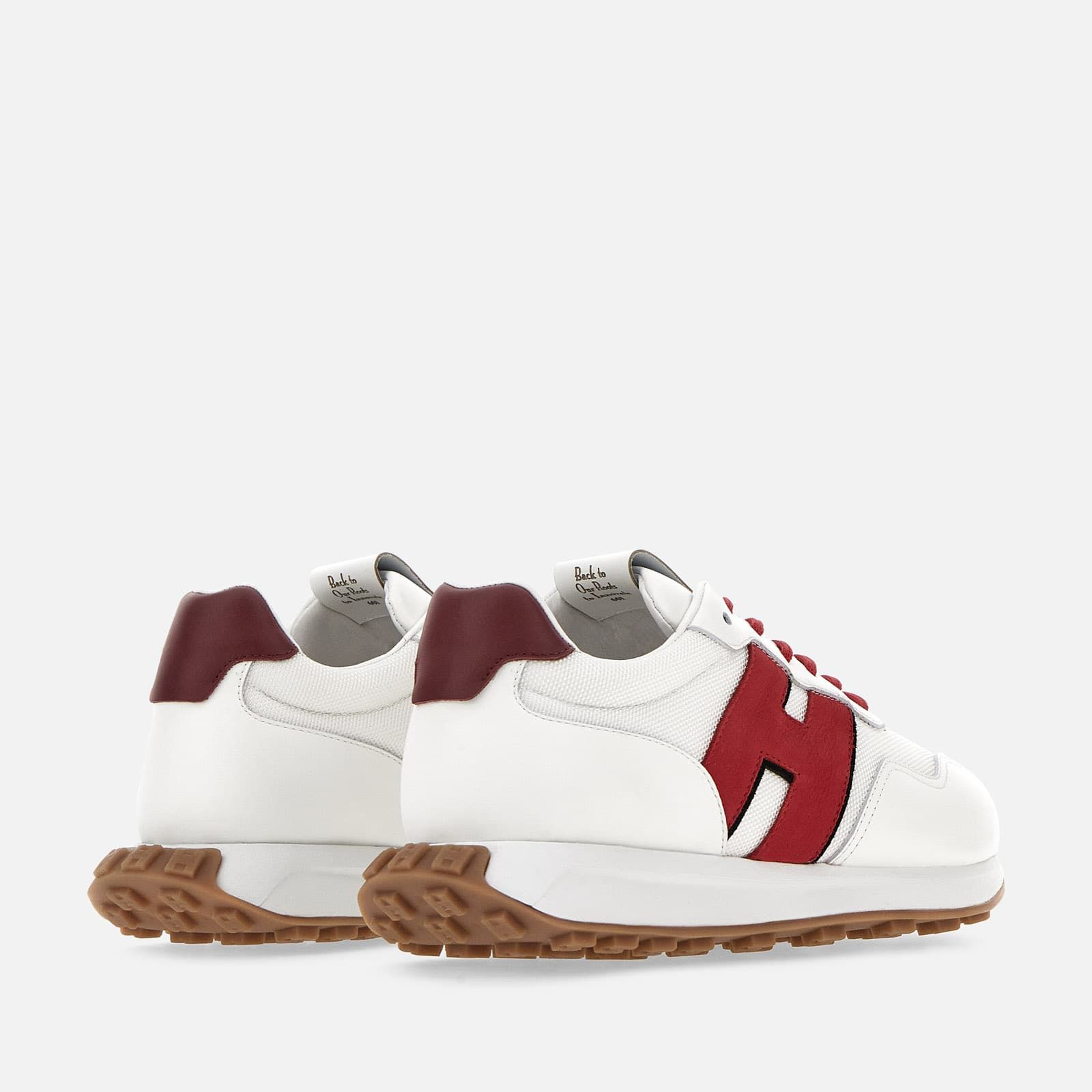 Hogan Sporty H601 White / Red / Burgundy | 061574URD