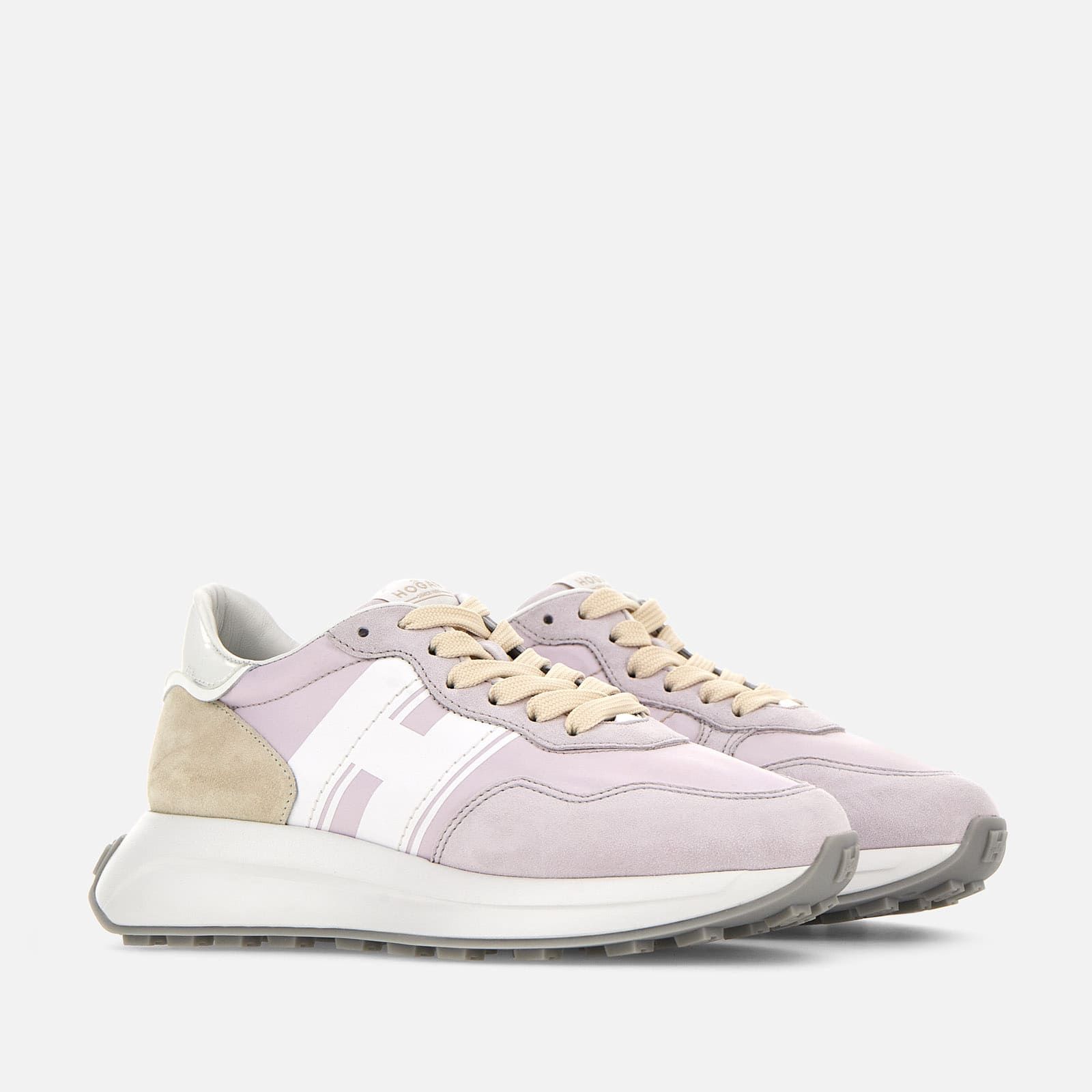 Hogan Sporty H641 Pink / White / Beige | 871364YWQ