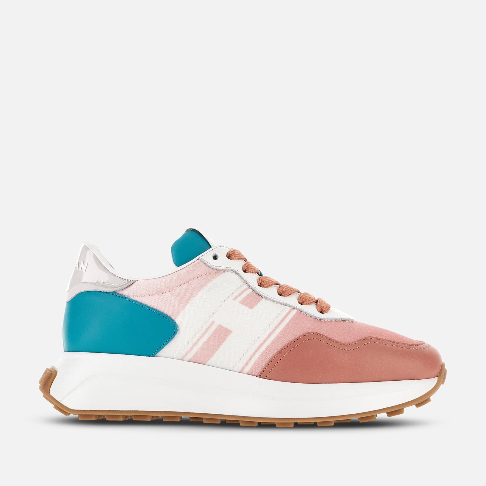 Hogan Sporty H641 White / Pink / Light Blue | 732184YWH